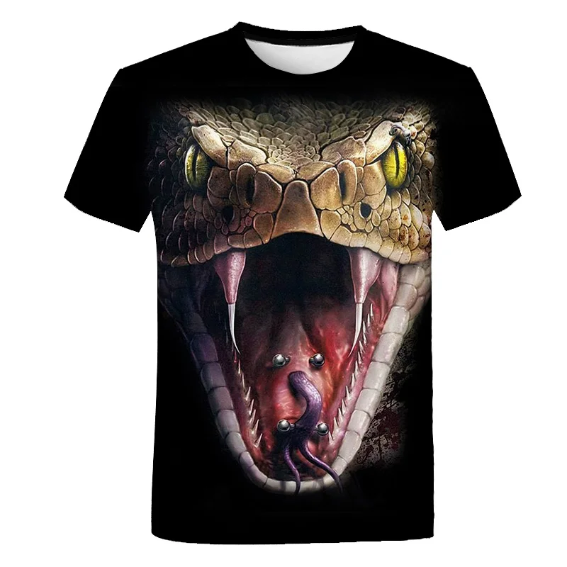 BZPOVB 3d Three-dimensional Round Neck Snake Vogue Fashion T-shirt Tops Summer Top Boys Top Femme Breathable Comfort Adult
BZPOVB 3d Three-dimensional Round Neck Snake Vogue Fashion T-shirt Tops Summer Top Boys Top Femme Breathable Comfort Adult