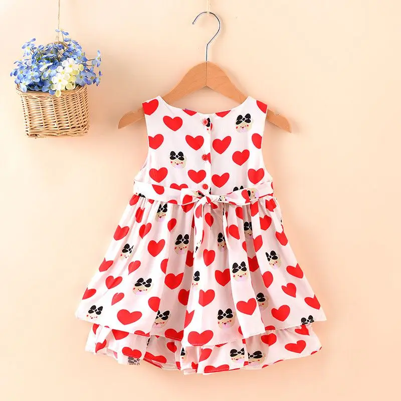 Summer Kids Girls One Piece Sleeveless Clothes Baby Girls Dress Cute Print Tutu Dresses 
Summer Kids Girls One Piece Sleeveless Clothes Baby Girls Dress Cute Print Tutu Dresses