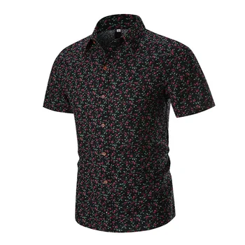 Vintage Floral Short Sleeve Shirt Men 2019 Summer New Slim Fit Hawaiian Shirt Mens Casual Dress Shirts Party Wedding Chemises
Vintage Floral Short Sleeve Shirt Men 2019 Summer New Slim Fit Hawaiian Shirt Mens Casual Dress Shirts Party Wedding Chemises