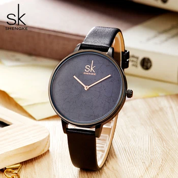 Shengke Women's Leather Watch Minimalism Watches Women Luxury Brand Ladies Wristwatch Quartz Clock Lady Romantic Gifts 2019 New
Shengke Women's Leather Watch Minimalism Watches Women Luxury Brand Ladies Wristwatch Quartz Clock Lady Romantic Gifts 2019 New