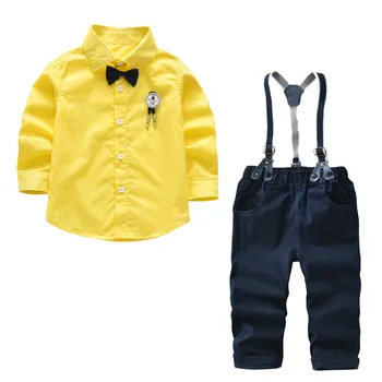 Spring Autumn 2019 Boys Europe United States Wind Cotton Long Sleeve Bow Tie Shirt Pants Set Children's Gentleman Set
Spring Autumn 2019 Boys Europe United States Wind Cotton Long Sleeve Bow Tie Shirt Pants Set Children's Gentleman Set