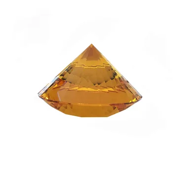 150mm 1pcs Amber Shinning Crystal Diamond Paperweight Glass Fengshui Crafts For Wedding Table Decoration Gift Bag Big Promotion
150mm 1pcs Amber Shinning Crystal Diamond Paperweight Glass Fengshui Crafts For Wedding Table Decoration Gift Bag Big Promotion