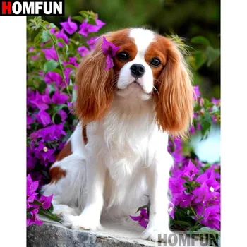 HOMFUN Full Square/Round Drill 5D DIY Diamond Painting "Dog flower" Embroidery Cross Stitch 5D Home Decor Gift A16510
HOMFUN Full Square/Round Drill 5D DIY Diamond Painting "Dog flower" Embroidery Cross Stitch 5D Home Decor Gift A16510