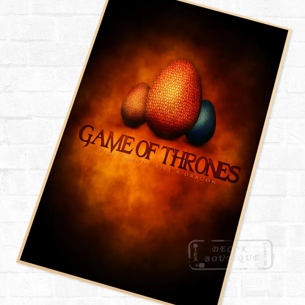 Fire Cannot Kill a Dragon Game of Thrones Vintage Retro Poster Canvas Painting DIY Wall Stickers Home Posters Art Decor
Fire Cannot Kill a Dragon Game of Thrones Vintage Retro Poster Canvas Painting DIY Wall Stickers Home Posters Art Decor