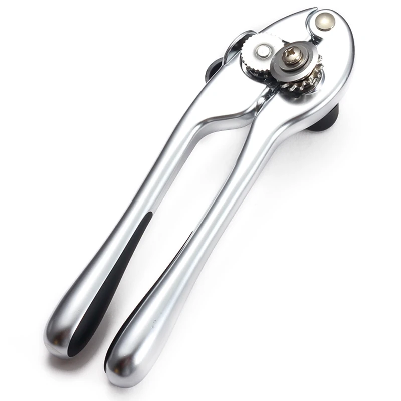 Zinc Alloy Professional Kitchen Tool Hand-Actuated Can Opener Side Cut Easy Grip Manual Opener Knife For Cans Lid
Zinc Alloy Professional Kitchen Tool Hand-Actuated Can Opener Side Cut Easy Grip Manual Opener Knife For Cans Lid