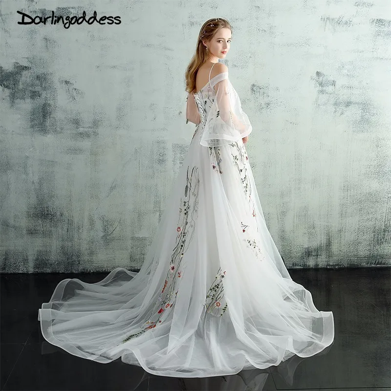Darlingoddess Vestido De Noiva Spaghetti Strap Beach Wedding Dresses 2018 Sexy Colorful Lace Beach Wedding Dess With Sleeves
Darlingoddess Vestido De Noiva Spaghetti Strap Beach Wedding Dresses 2018 Sexy Colorful Lace Beach Wedding Dess With Sleeves