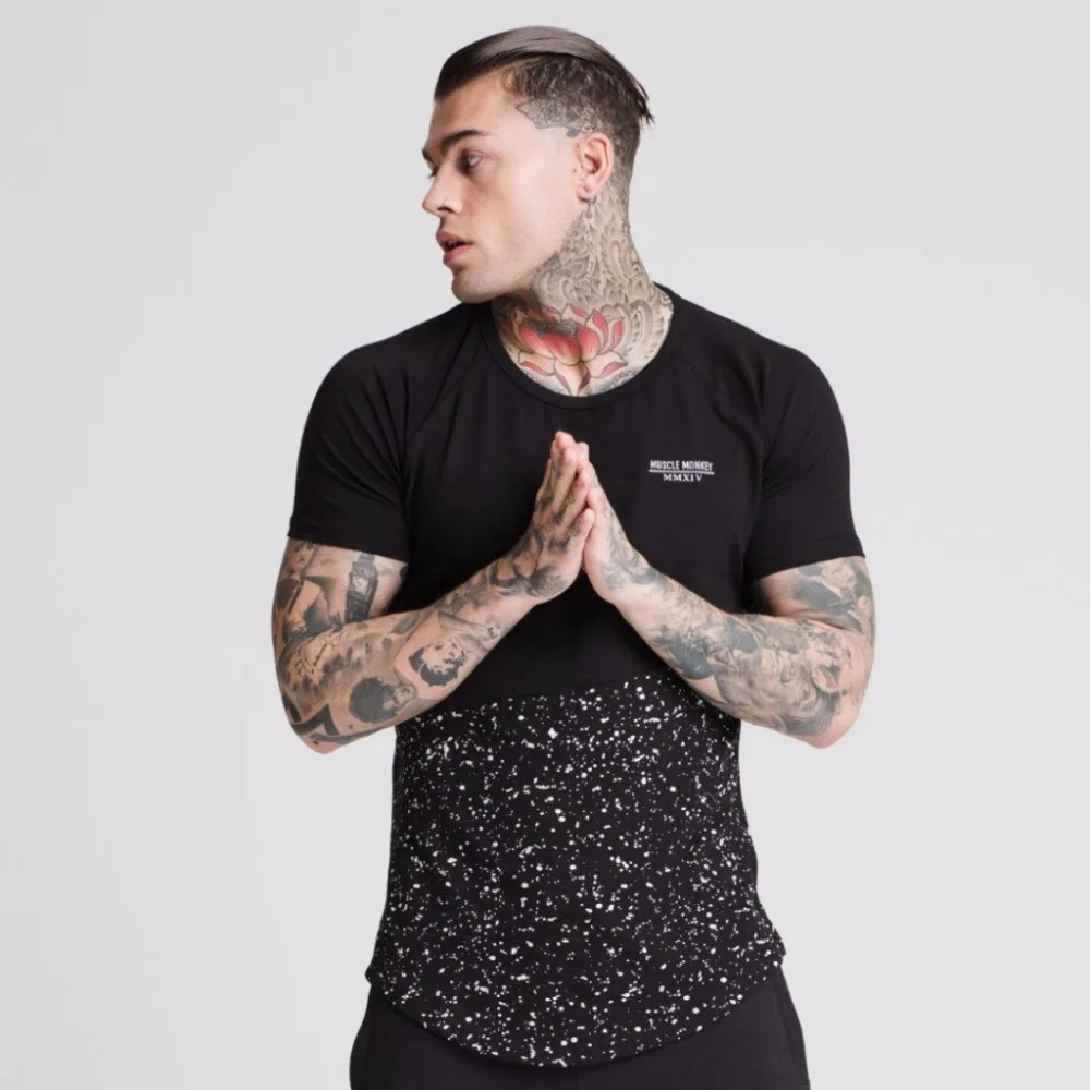 2018 Men Summer style Fashion hip hop t Shirt Muscle male Leisure gyms Short sleeves Slim fit Tee tops clothing
2018 Men Summer style Fashion hip hop t Shirt Muscle male Leisure gyms Short sleeves Slim fit Tee tops clothing