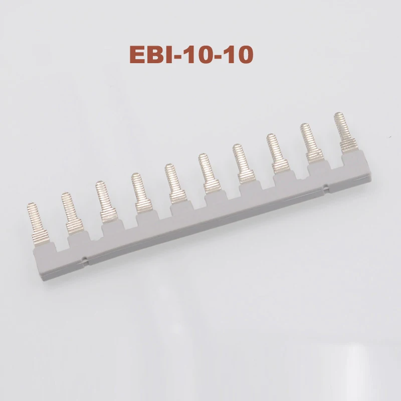 EBI10-10 Side Plug-in Connector Din Rail Terminal block UK-10N Center short circuit connection strip uk fittings EBI-10-10
EBI10-10 Side Plug-in Connector Din Rail Terminal block UK-10N Center short circuit connection strip uk fittings EBI-10-10