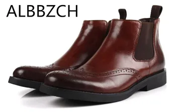 men boots fashion classic round toe slip on carving cow leather mens business dress work boots shoes daily leisure ankle boots
men boots fashion classic round toe slip on carving cow leather mens business dress work boots shoes daily leisure ankle boots