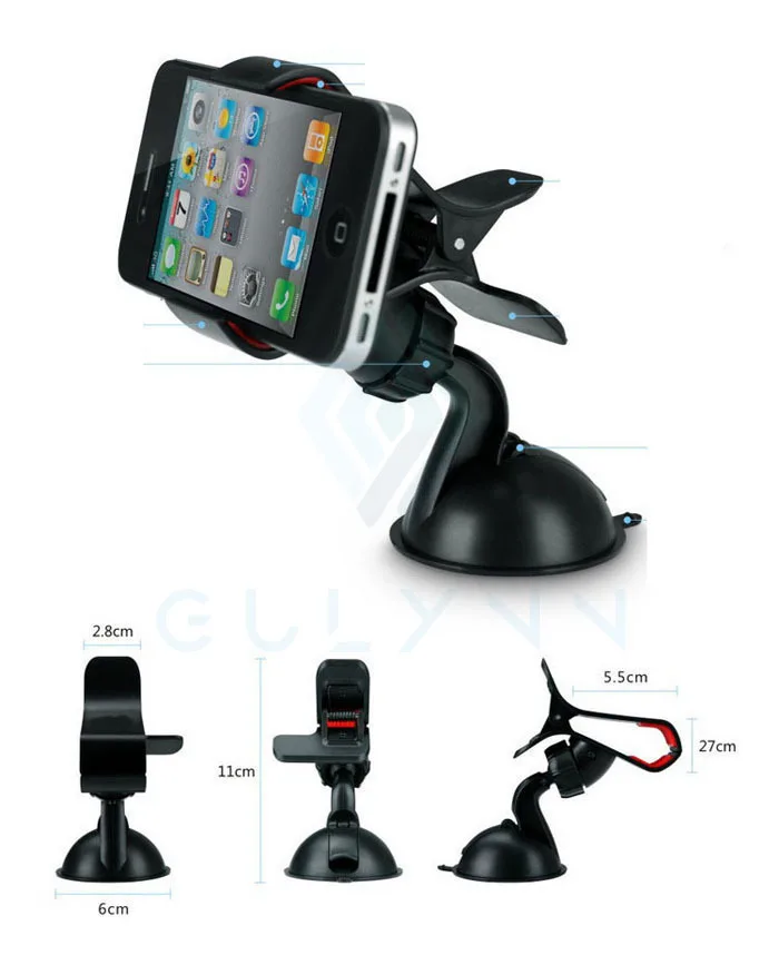GULYNN Car Mobile Phone Holder Stand Adjustable Support 6.0 inch 360 Rotate For Iphone 6 8 7 PlusFor Samsung Note 8 S7 S6 Edge
GULYNN Car Mobile Phone Holder Stand Adjustable Support 6.0 inch 360 Rotate For Iphone 6 8 7 PlusFor Samsung Note 8 S7 S6 Edge