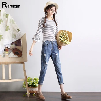 Spring autumn jeans 2019 Korean women fashion high waist jeans Hole plus size jean femme jeans women jeans loose straight pants
Spring autumn jeans 2019 Korean women fashion high waist jeans Hole plus size jean femme jeans women jeans loose straight pants