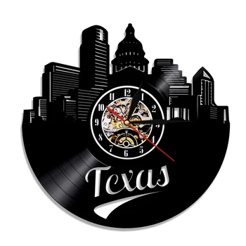 1Piece Vintage United Texas State States America Travel Art Wall Vinyl Clock Skyline Home Decor Creative Time Clock
1Piece Vintage United Texas State States America Travel Art Wall Vinyl Clock Skyline Home Decor Creative Time Clock