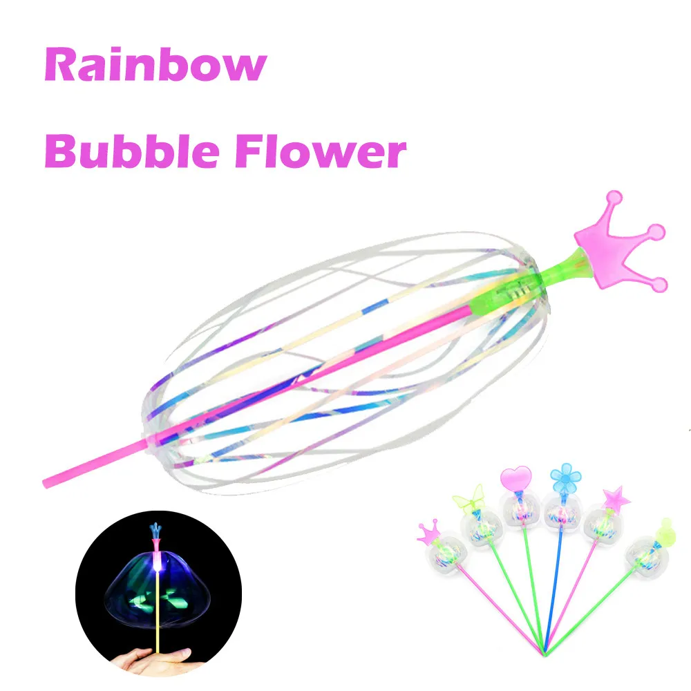 Rainbow Magic Stick Wand LED Spinning Ribbon Bubble Flower Novelty for Kids favorite Toys 6.21
Rainbow Magic Stick Wand LED Spinning Ribbon Bubble Flower Novelty for Kids favorite Toys 6.21
