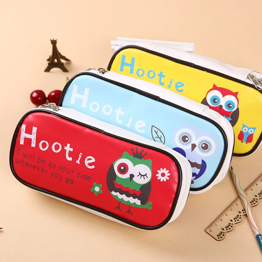 1 PC Kawaii Owl Large Capacity Pu Leather Pencil Case Stationery Storage Organizer Bag Animal Pencil Box
1 PC Kawaii Owl Large Capacity Pu Leather Pencil Case Stationery Storage Organizer Bag Animal Pencil Box