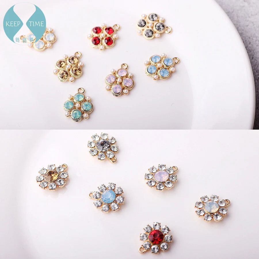 Diy handmade jewelry accessories alloy inlaid protein pearl diamond clover flower earrings pendant
Diy handmade jewelry accessories alloy inlaid protein pearl diamond clover flower earrings pendant