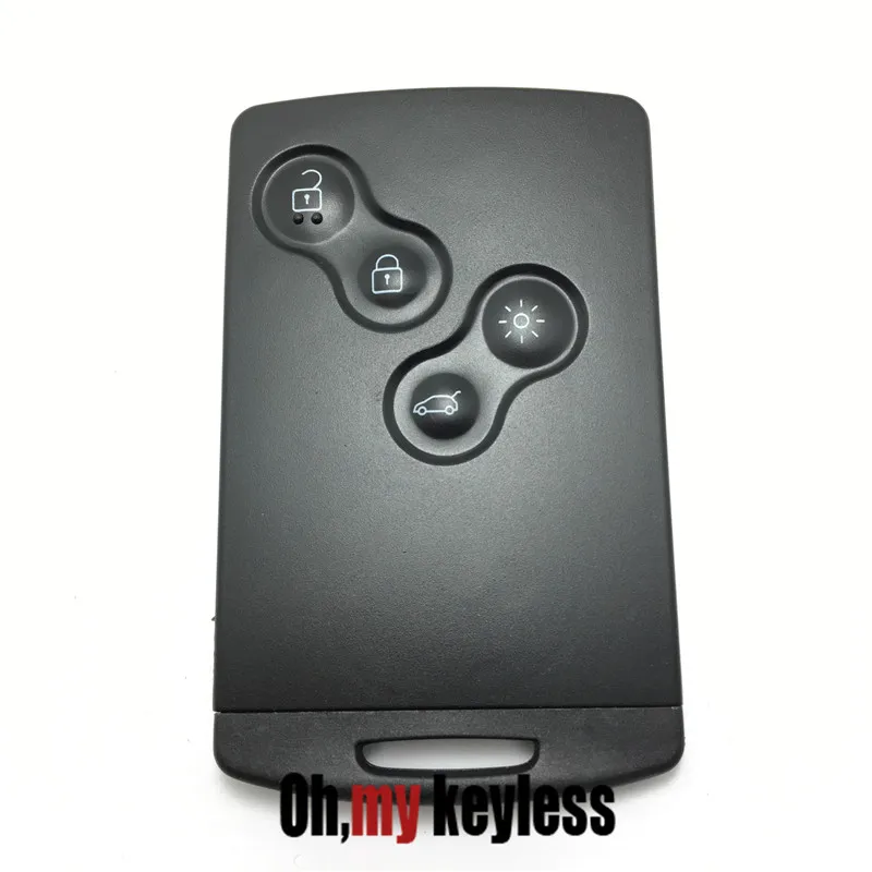 4 button key case for renault Captur Clio 2 Duster koleos key holder case 4 button replacement key cover