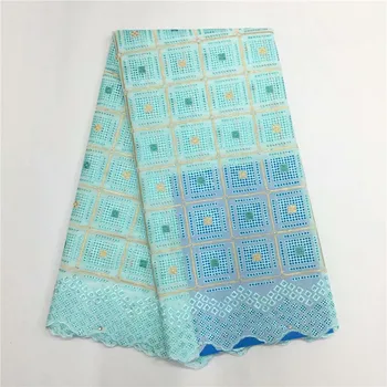 Cotton lace fabric High Quality Swiss Voile Lace with stones 2019 latest African Lace Fabric for wedding dress 5 yards F65-1717
Cotton lace fabric High Quality Swiss Voile Lace with stones 2019 latest African Lace Fabric for wedding dress 5 yards F65-1717