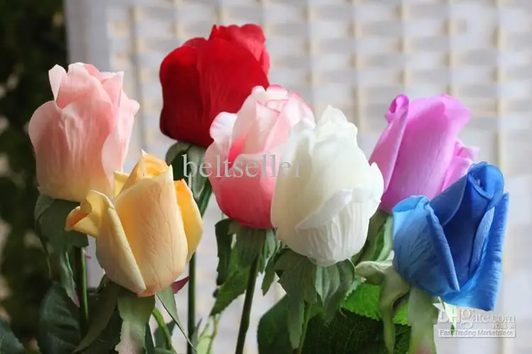 46CM Length Artificial Rose Silk Craft Flowers Real Touch Rose Flowers For Christmas Wedding Decoration Supplies 6 Color
46CM Length Artificial Rose Silk Craft Flowers Real Touch Rose Flowers For Christmas Wedding Decoration Supplies 6 Color