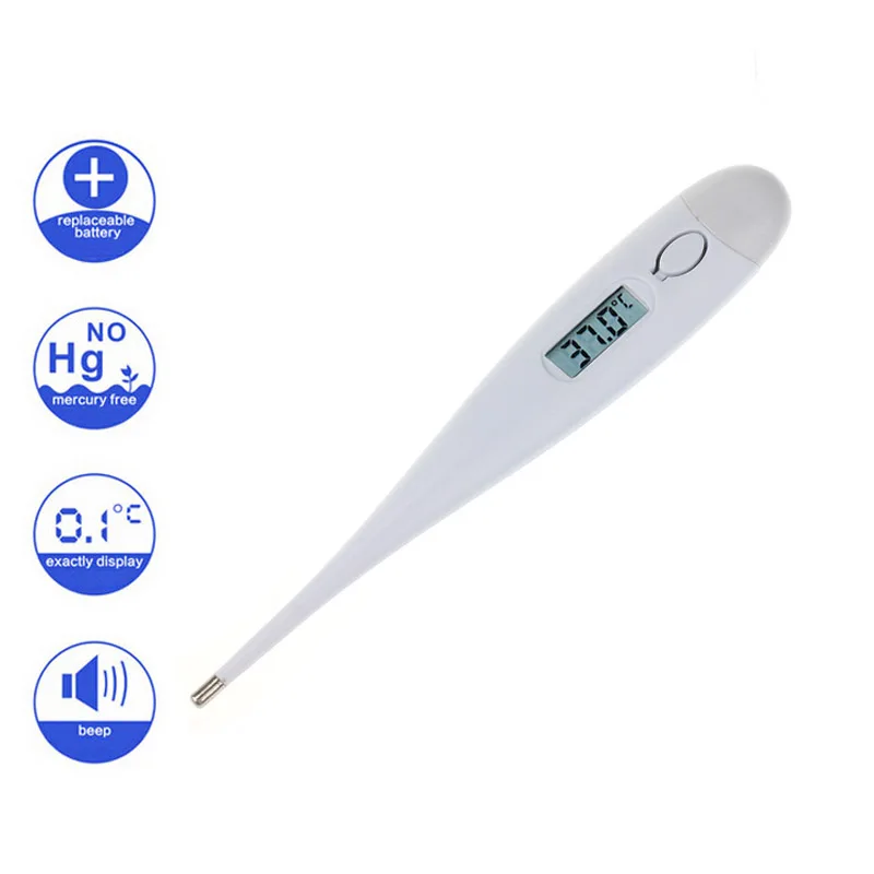Child Digital LCD Body Thermometer Child Adult Waterproof Measurement USSP Beeper Memory Function Home Use Thermometer
Child Digital LCD Body Thermometer Child Adult Waterproof Measurement USSP Beeper Memory Function Home Use Thermometer