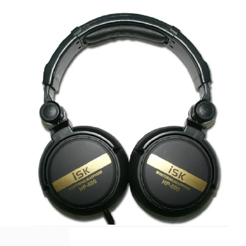 Original ISK HP-800 Professional Studio Monitoring headphone music recording DJ headset 3.5mm+6.3mm stereo bass
Original ISK HP-800 Professional Studio Monitoring headphone music recording DJ headset 3.5mm+6.3mm stereo bass
