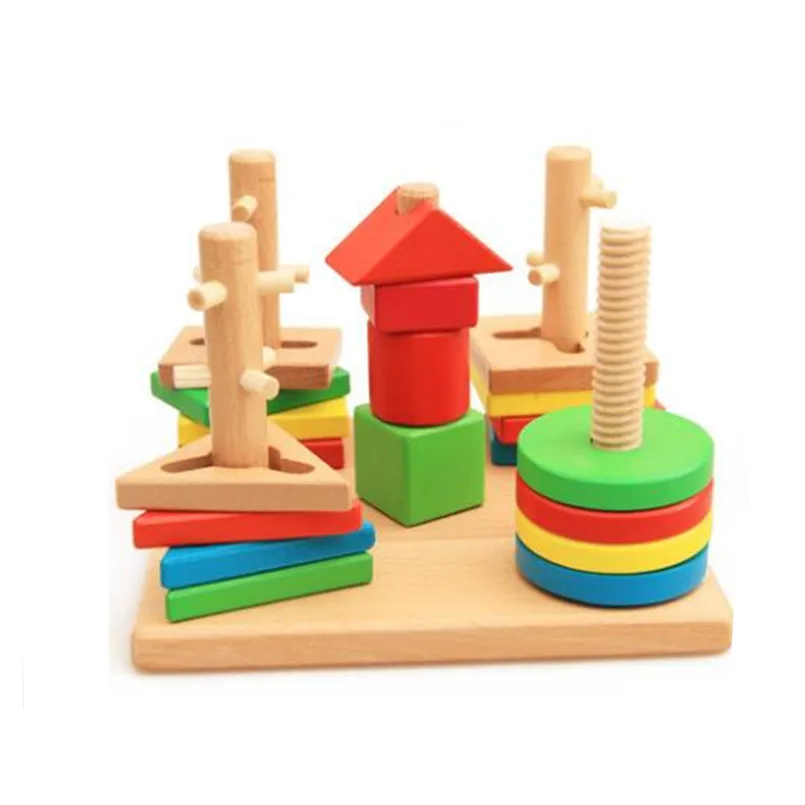 Geometry Shape Wooden Toys for Baby Kids, Funny Montessori Educational Toy Children's Toys Assembly Baby Toy
Geometry Shape Wooden Toys for Baby Kids, Funny Montessori Educational Toy Children's Toys Assembly Baby Toy