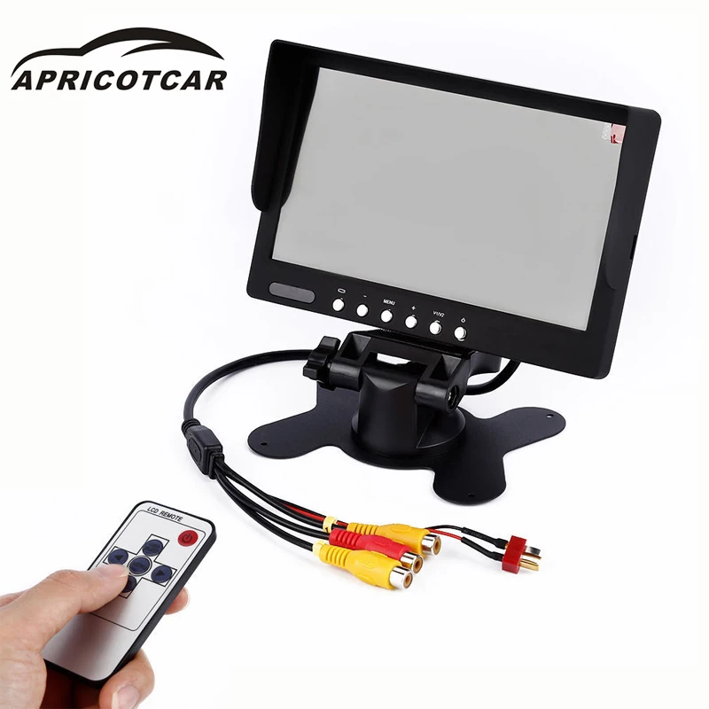 7 inch TFT LCD car display desktop shade HD 800 * 480 home security RC Quadcopter monitor car camera black models universal new
7 inch TFT LCD car display desktop shade HD 800 * 480 home security RC Quadcopter monitor car camera black models universal new