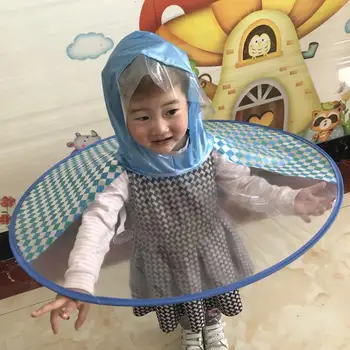 Creative UFO Shaped Children's And Adult Raincoat Rain Hat Outdoor Rain Proofing Funny Baby Outdoor Play Supplies
Creative UFO Shaped Children's And Adult Raincoat Rain Hat Outdoor Rain Proofing Funny Baby Outdoor Play Supplies