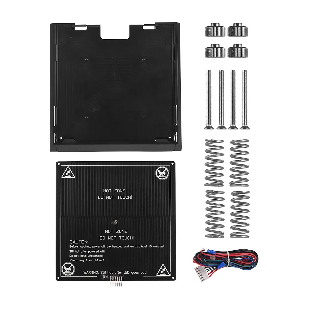 3D Printer Aluminum Heat Bed 12V Build Surface with Removable Printing Platform Set for Anet A8 3D Printer Accessories
3D Printer Aluminum Heat Bed 12V Build Surface with Removable Printing Platform Set for Anet A8 3D Printer Accessories