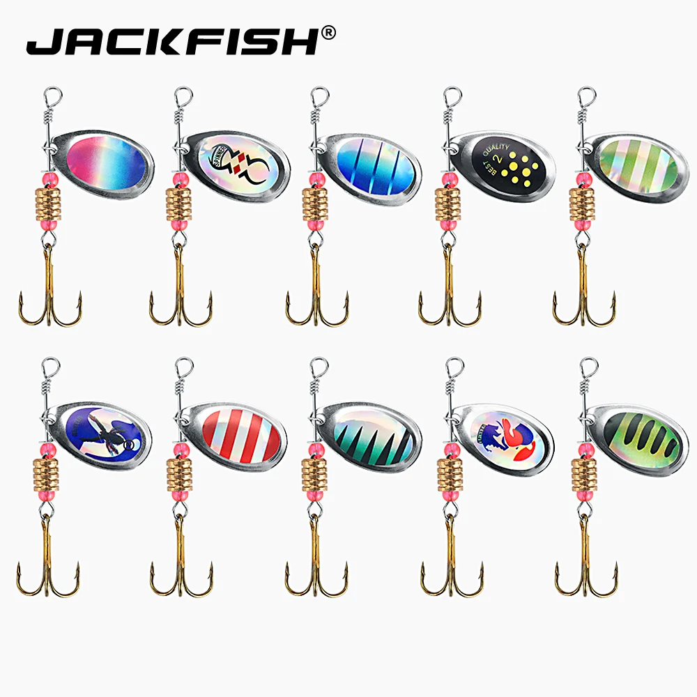JACKFISH Metal Fishing Spoon Lure Hard Spinner Bait 3.5g Fishing Lure Hard Baits Spinnerbait Artificial Bait With Fishing Box
JACKFISH Metal Fishing Spoon Lure Hard Spinner Bait 3.5g Fishing Lure Hard Baits Spinnerbait Artificial Bait With Fishing Box