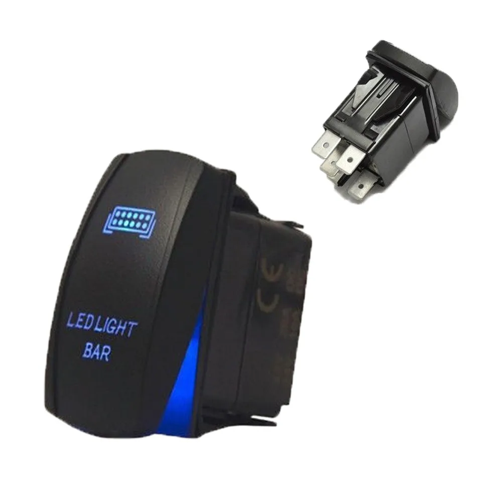 CARPRIE New Automotive 12V 20A Bar ARB 5P Push Rocker Toggle Switch Blue LED Light Waterproof Car Sales Top Quality #0619
CARPRIE New Automotive 12V 20A Bar ARB 5P Push Rocker Toggle Switch Blue LED Light Waterproof Car Sales Top Quality #0619