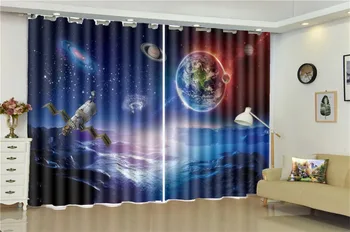 Printing Blackout 3D Window Curtain Dream Space Rotation Planet Beautiful And Practical 3d Digital Printing Curtains
Printing Blackout 3D Window Curtain Dream Space Rotation Planet Beautiful And Practical 3d Digital Printing Curtains