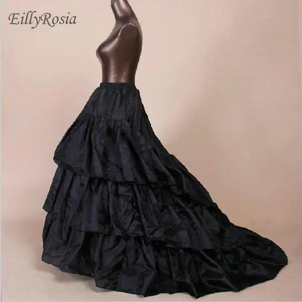 Black Petticoats with Train White 3 Hoops Underskirt Crinoline for Bride Formal Dress Ball Gown A Line Wedding Dress Accessories
Black Petticoats with Train White 3 Hoops Underskirt Crinoline for Bride Formal Dress Ball Gown A Line Wedding Dress Accessories