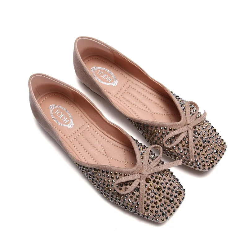 Luxury Women Flats Shoes 2019 New Crystal Ballet Flat Low-cut Shallow Square Toe Fashion Casual Soft Bottom Slip-on High Quality
Luxury Women Flats Shoes 2019 New Crystal Ballet Flat Low-cut Shallow Square Toe Fashion Casual Soft Bottom Slip-on High Quality