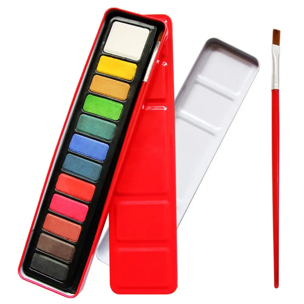 12-Color Solid Painting Sketch Powder Watercolor Set Children's Drawing Paint Colorful Sample Solid Painting Sketch Powder Set
12-Color Solid Painting Sketch Powder Watercolor Set Children's Drawing Paint Colorful Sample Solid Painting Sketch Powder Set