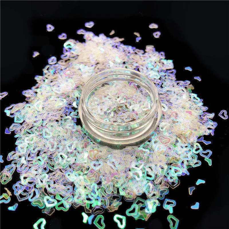New Multi-color 3mm Mini Hollow Heart Shape Sequins PVC Acrylic Flakes Spangles Craft Confetti Supplies DIY Nails Art Body Decor
New Multi-color 3mm Mini Hollow Heart Shape Sequins PVC Acrylic Flakes Spangles Craft Confetti Supplies DIY Nails Art Body Decor