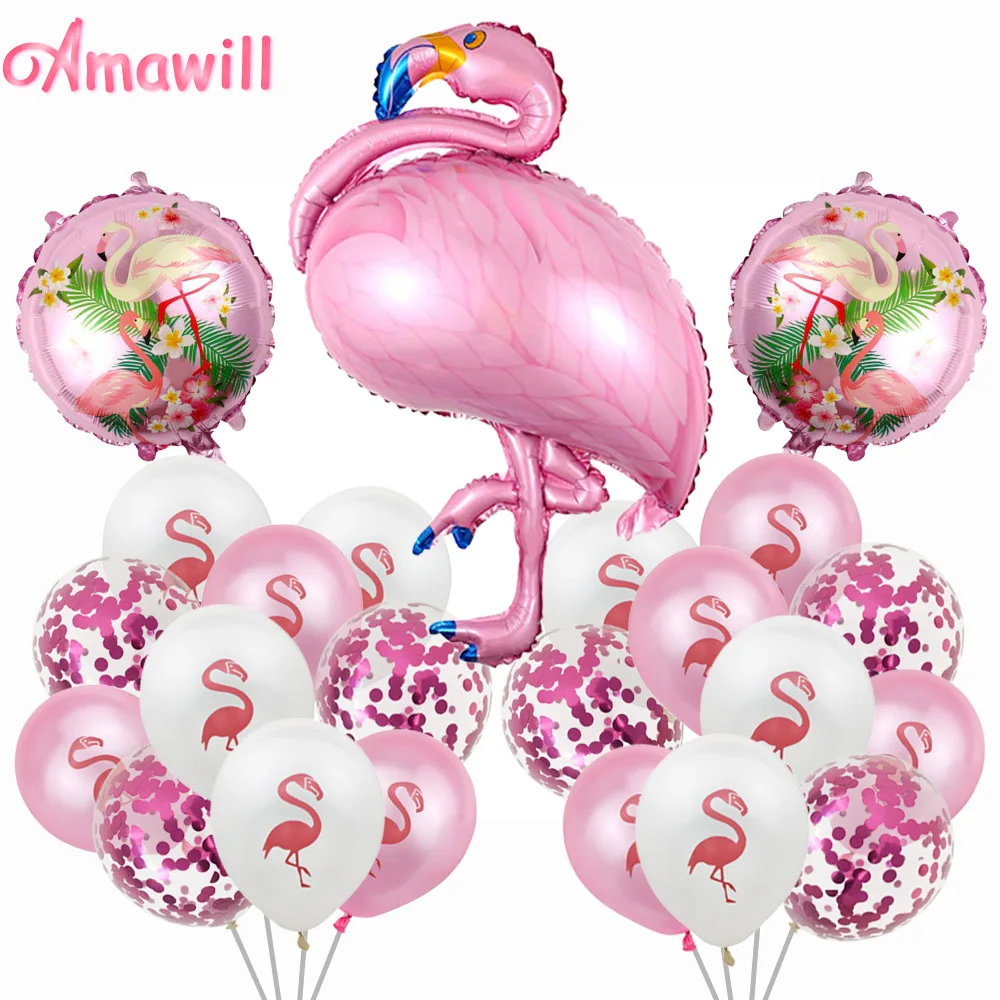 Amawill Pink Flamingo Foil Balloons Confetti Latex Balloons Birthday Party Decoration Kids Hawaiian Luau Party Supplies 7D
Amawill Pink Flamingo Foil Balloons Confetti Latex Balloons Birthday Party Decoration Kids Hawaiian Luau Party Supplies 7D