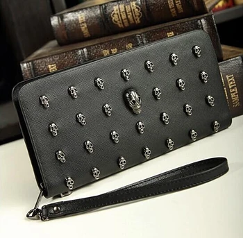 X-Online hot popular women wallet female fashion punk style skull long design zipper purse
X-Online hot popular women wallet female fashion punk style skull long design zipper purse