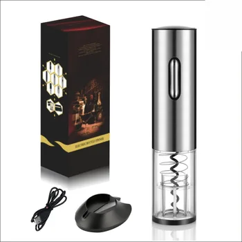 Cordless USB Rechargeable Full Automatic Corkscrew Smart Electric Wine Opener Kitchen Bar Accessories Metal Tools Bottle Opener
Cordless USB Rechargeable Full Automatic Corkscrew Smart Electric Wine Opener Kitchen Bar Accessories Metal Tools Bottle Opener
