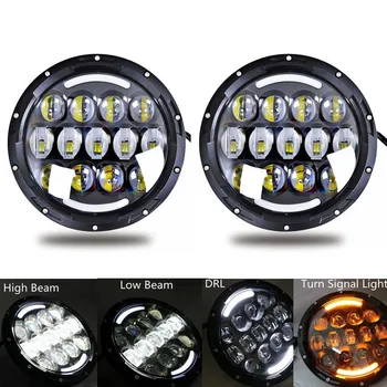 (2pcs/Lot) 7 inch 105w Round LED Headlight with DRL High Low Beam Led Chip for Jeep Wrangler 2007-2015 Jk Tj Fj
(2pcs/Lot) 7 inch 105w Round LED Headlight with DRL High Low Beam Led Chip for Jeep Wrangler 2007-2015 Jk Tj Fj