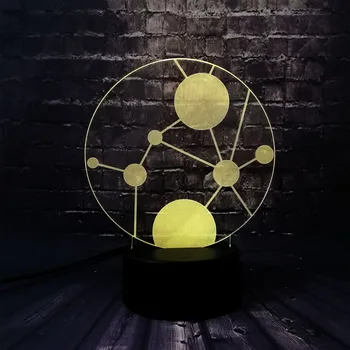Lava 3D Creative Circle Geometric LED 7 Color Change Acrylic Bedside Decor USB Table Night Mood Lamp Birthday Toy Drop Shipping
Lava 3D Creative Circle Geometric LED 7 Color Change Acrylic Bedside Decor USB Table Night Mood Lamp Birthday Toy Drop Shipping