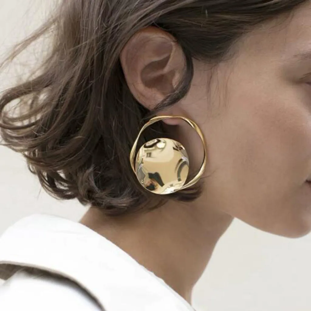 Earrings Women Boho Earrings For Women Jewelry Asymmetric Disc Alloy Boucle D'oreille Femme 2019 Kolczyki Pendientes Mujer L0711
Earrings Women Boho Earrings For Women Jewelry Asymmetric Disc Alloy Boucle D'oreille Femme 2019 Kolczyki Pendientes Mujer L0711