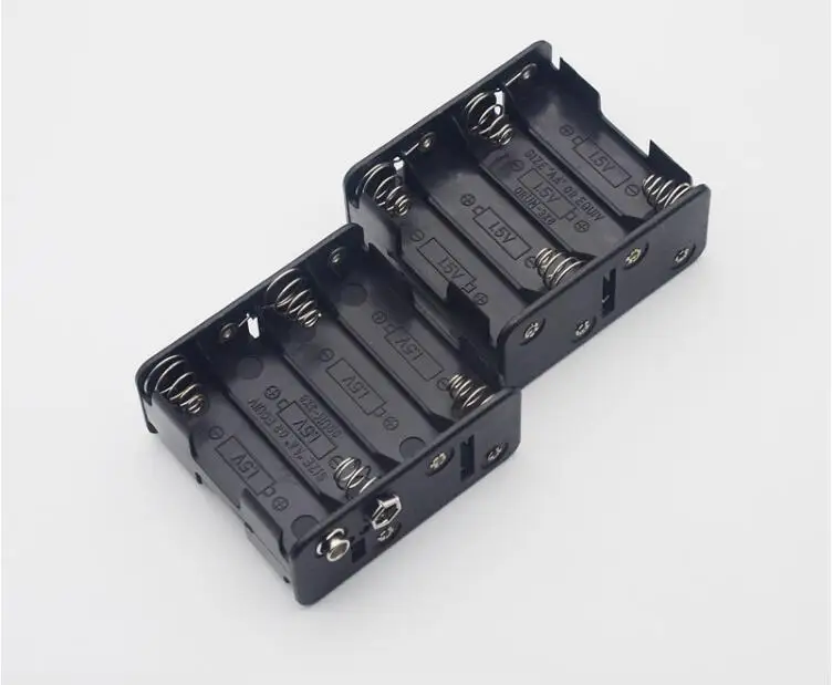 MasterFire 10pcs/lot 8 x 1.5V AA Battery Clip Holder Storage Box Case 8 Slots AA Batteries Stack with 9V snap Connector
MasterFire 10pcs/lot 8 x 1.5V AA Battery Clip Holder Storage Box Case 8 Slots AA Batteries Stack with 9V snap Connector