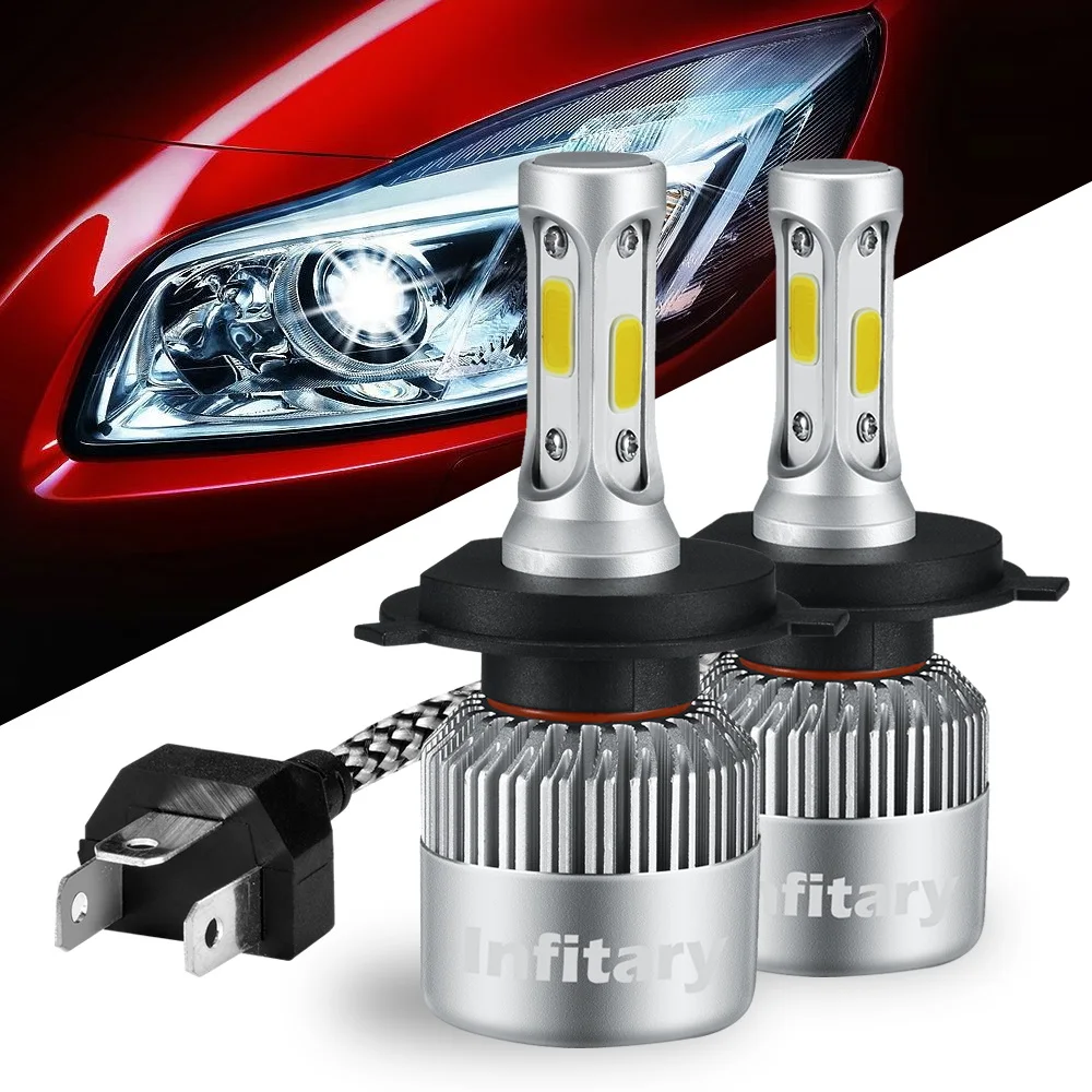 Infitary H4 H7 LED Car Headlight Bulbs 9005 9006 H3 H13 H8 880 H27 9004 9007 H11 LED H1 Led Automotive 12V/24V 72W 8000LM 6500K
Infitary H4 H7 LED Car Headlight Bulbs 9005 9006 H3 H13 H8 880 H27 9004 9007 H11 LED H1 Led Automotive 12V/24V 72W 8000LM 6500K