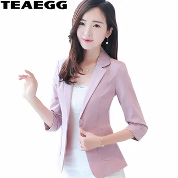 TEAEGG Women Blazers And Jackets Single One Button Summer Autumn 2020 Slim Women Blazer Jacket Black Plus Size 3XL 4XL AL1303 
TEAEGG Women Blazers And Jackets Single One Button Summer Autumn 2020 Slim Women Blazer Jacket Black Plus Size 3XL 4XL AL1303