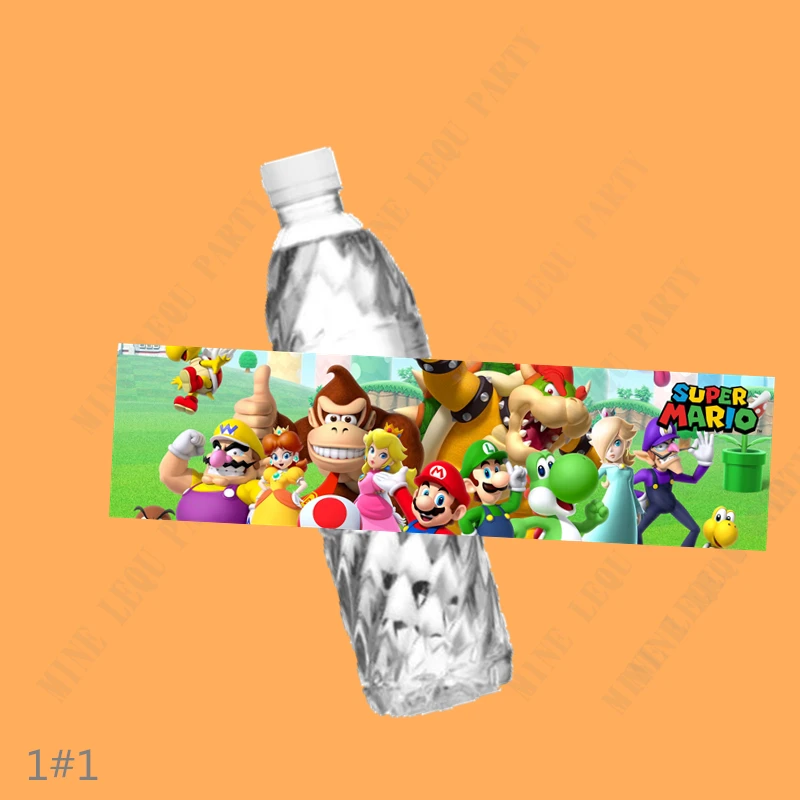 6PCS Super Mario Bros Water bottle label kids Birthday Party Decorations Stickers Baby Shower Christmas candy bar supplies
6PCS Super Mario Bros Water bottle label kids Birthday Party Decorations Stickers Baby Shower Christmas candy bar supplies