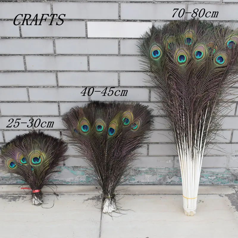 New! 50 pcs / lot of beautiful peacock feathers 25-30cm /40-50cm/70-80cm DIY weddings, reunions, family, earrings accessories
New! 50 pcs / lot of beautiful peacock feathers 25-30cm /40-50cm/70-80cm DIY weddings, reunions, family, earrings accessories