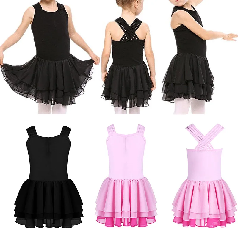 TiaoBug Kids Girls Cotton Ballet Leotard Criss-cross Strappy Ruffle Chiffon Ballet Tutu Dress Gymnastics Leotard Child Dancewear
TiaoBug Kids Girls Cotton Ballet Leotard Criss-cross Strappy Ruffle Chiffon Ballet Tutu Dress Gymnastics Leotard Child Dancewear