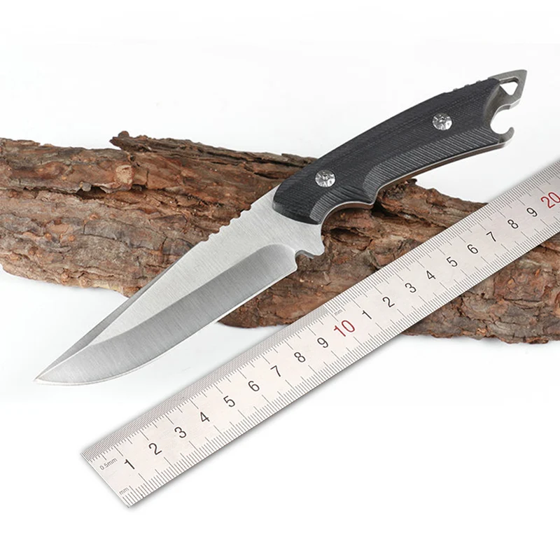 Free shipping Handmade 5CR13MOV steel Hunting Knife Camping Survival Knife Fixed Blade Tactical Knife G10 handle
Free shipping Handmade 5CR13MOV steel Hunting Knife Camping Survival Knife Fixed Blade Tactical Knife G10 handle