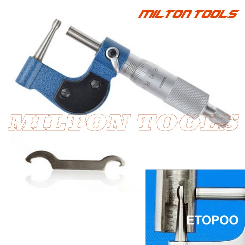 High quality 0-25mm Tube Micrometer thickness micrometer with drum head wall tube thickness gauge measuring tools
High quality 0-25mm Tube Micrometer thickness micrometer with drum head wall tube thickness gauge measuring tools