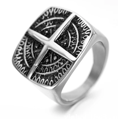 2017 Fashion Cross Anchor Ring 316L Stainless Steel Mens Women Silver Polishing Navy Anchor Ring
2017 Fashion Cross Anchor Ring 316L Stainless Steel Mens Women Silver Polishing Navy Anchor Ring